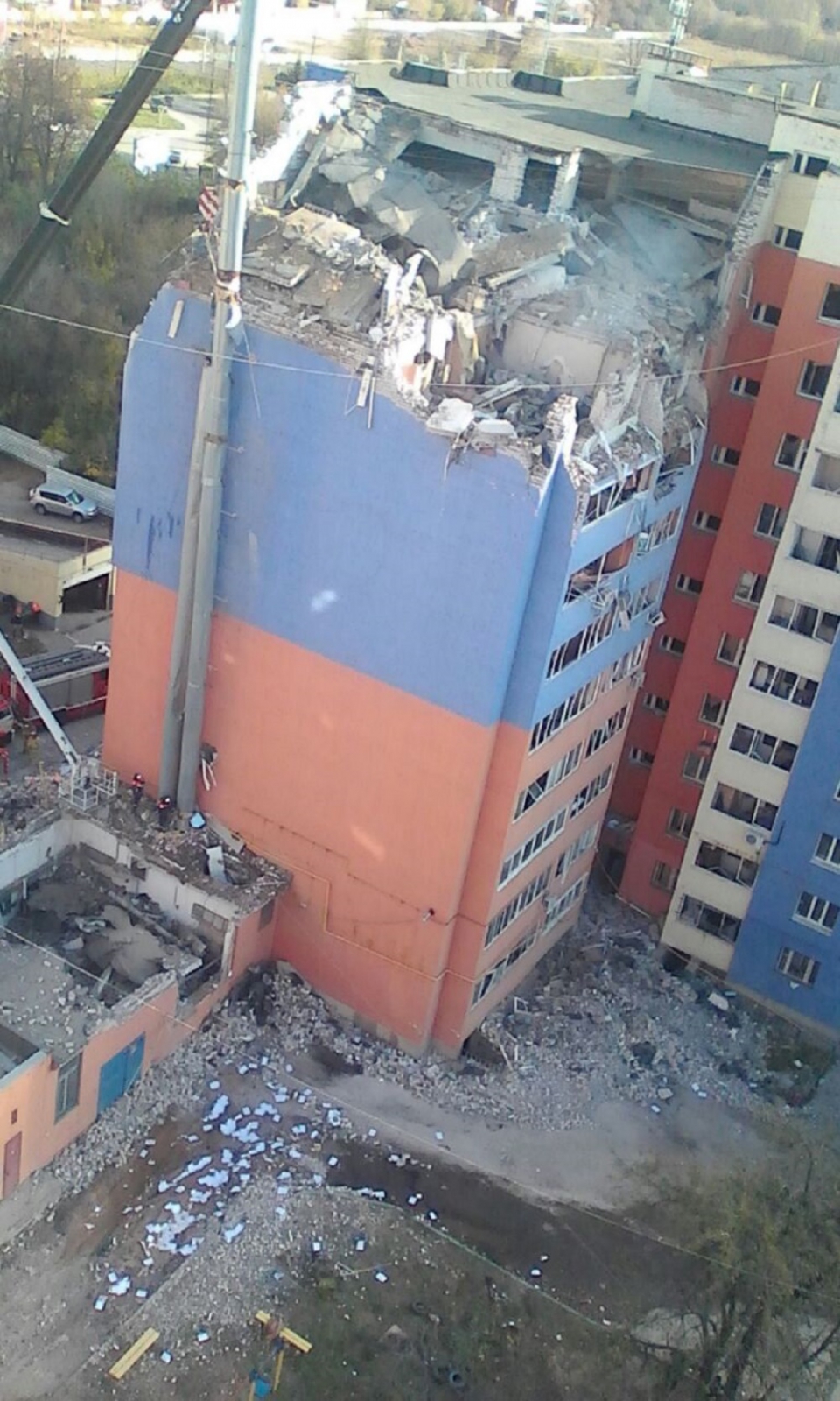Взрыв газа в Рязани 23 октября 2016